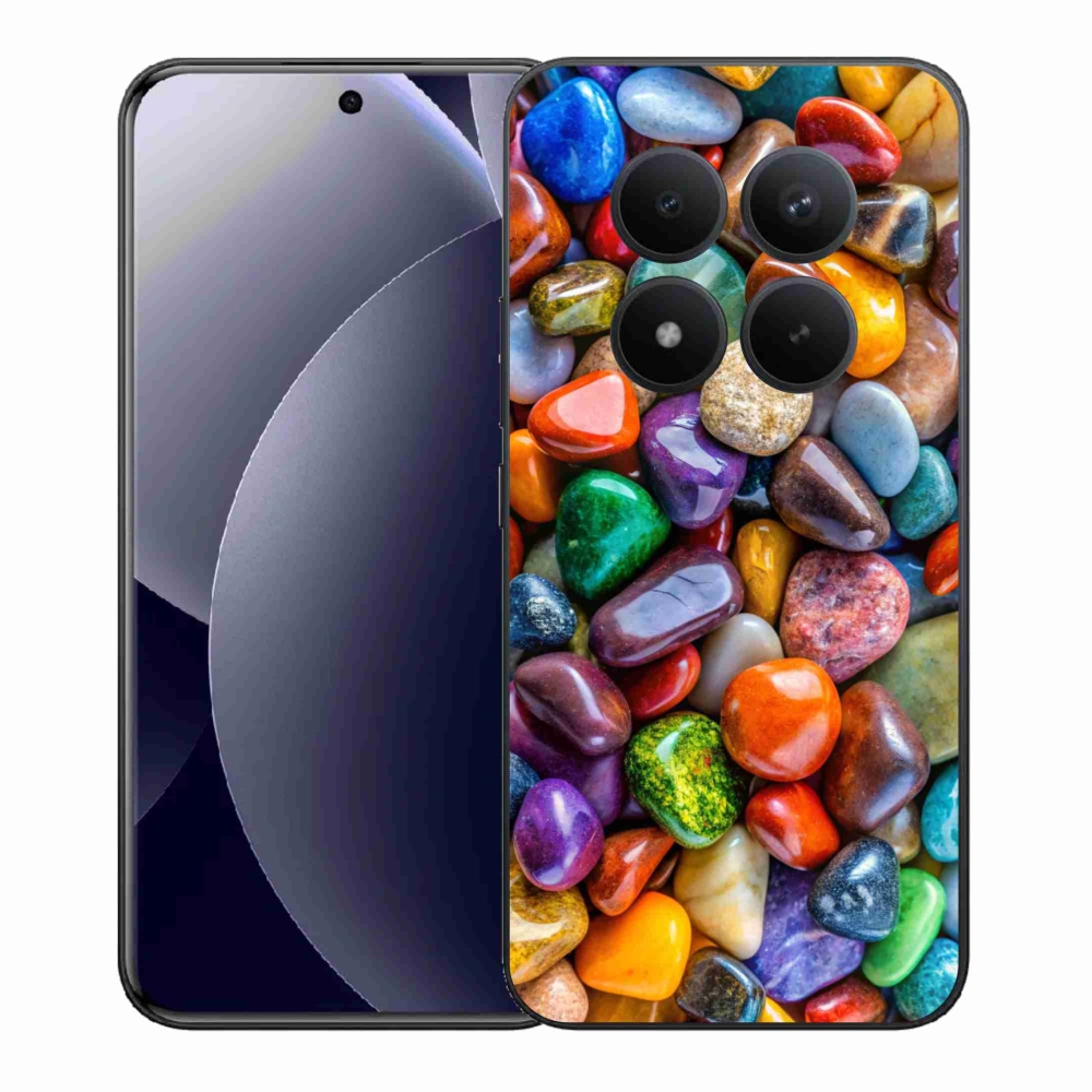 Gelový kryt mmCase na Xiaomi Redmi Note 15 Pro+ 5G/Xiaomi Poco M8 Pro 5G - barevné kamínky