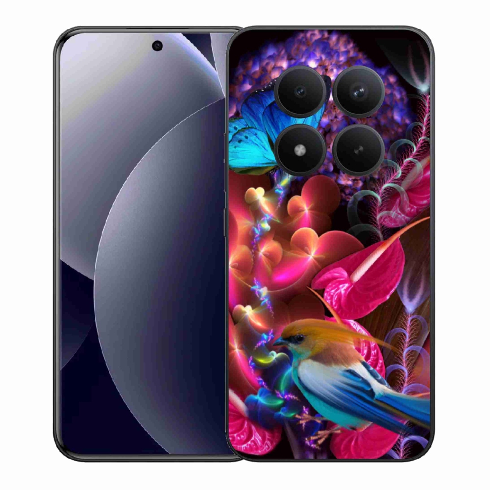 Gelový kryt mmCase na Xiaomi Redmi Note 15 Pro+ 5G/Xiaomi Poco M8 Pro 5G - barevné květiny