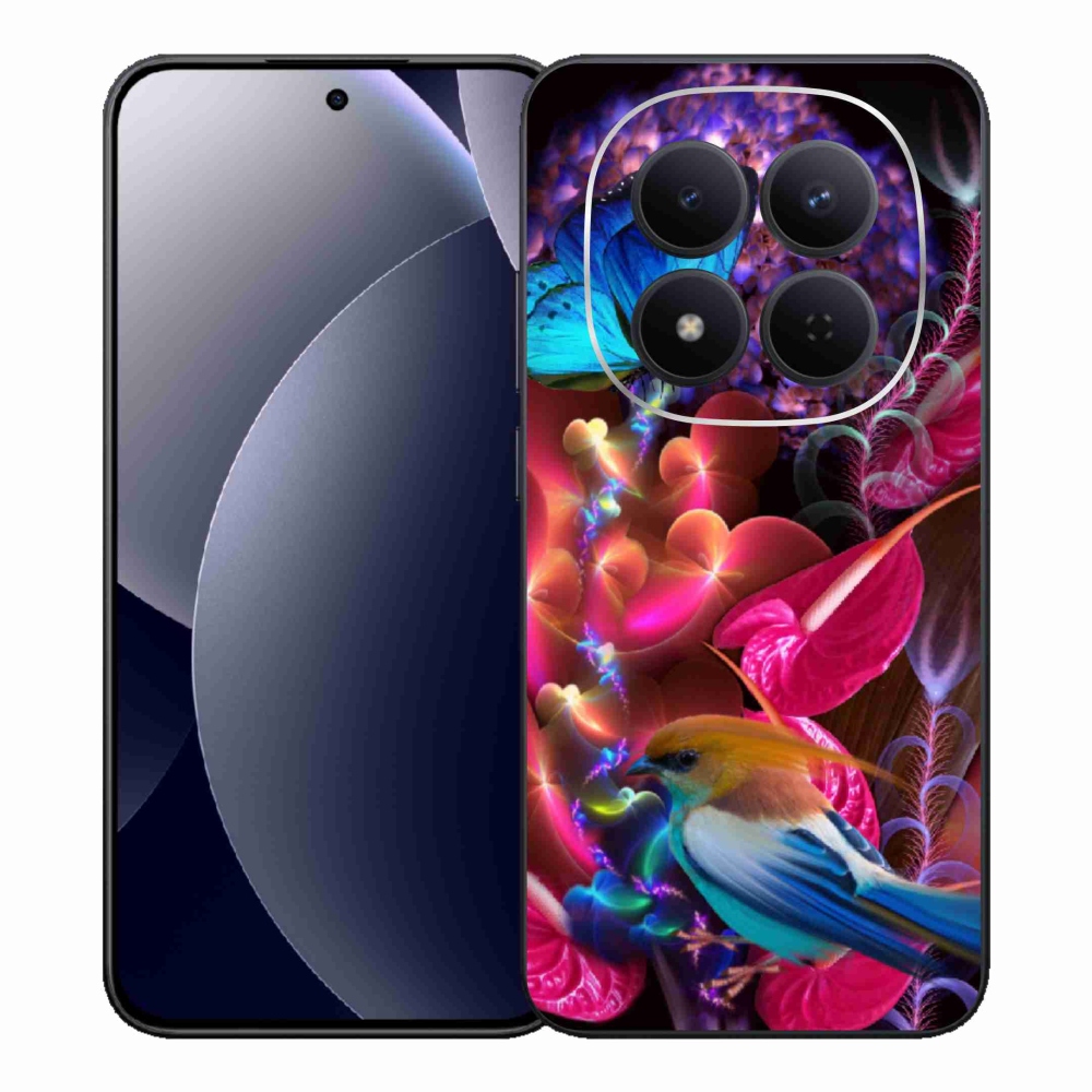 Gelový kryt mmCase na Xiaomi Redmi Note 15 Pro 5G - barevné květiny