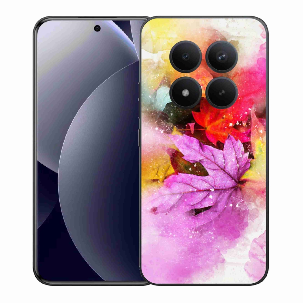Gelový kryt mmCase na Xiaomi Redmi Note 15 Pro+ 5G/Xiaomi Poco M8 Pro 5G - barevné listy