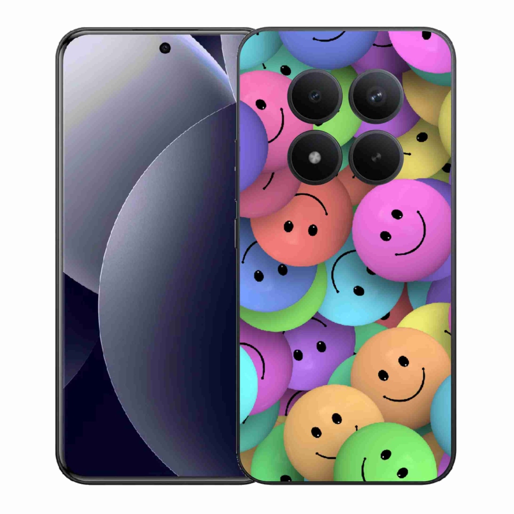Gelový kryt mmCase na Xiaomi Redmi Note 15 Pro+ 5G/Xiaomi Poco M8 Pro 5G - barevní smajlíci