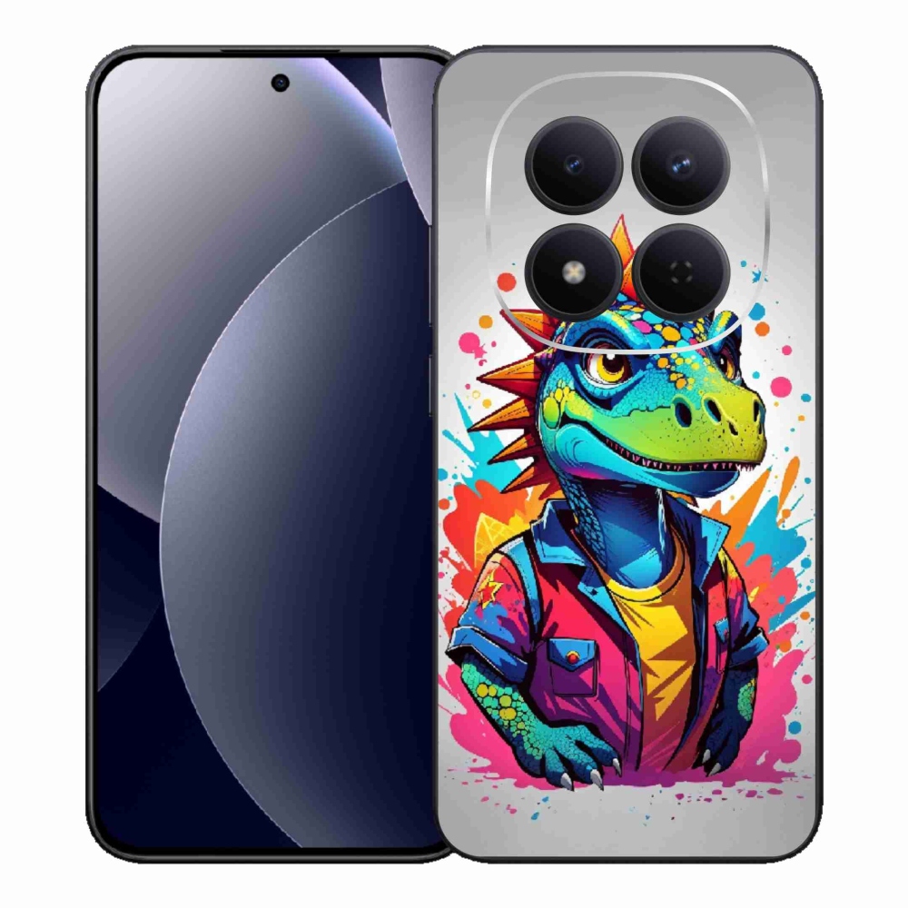 Gelový kryt mmCase na Xiaomi Redmi Note 15 Pro 5G - barevný dinosaurus