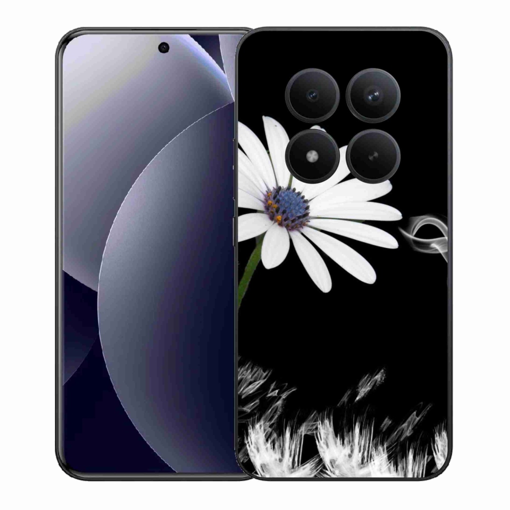 Gelový kryt mmCase na Xiaomi Redmi Note 15 Pro+ 5G/Xiaomi Poco M8 Pro 5G - bílá květina