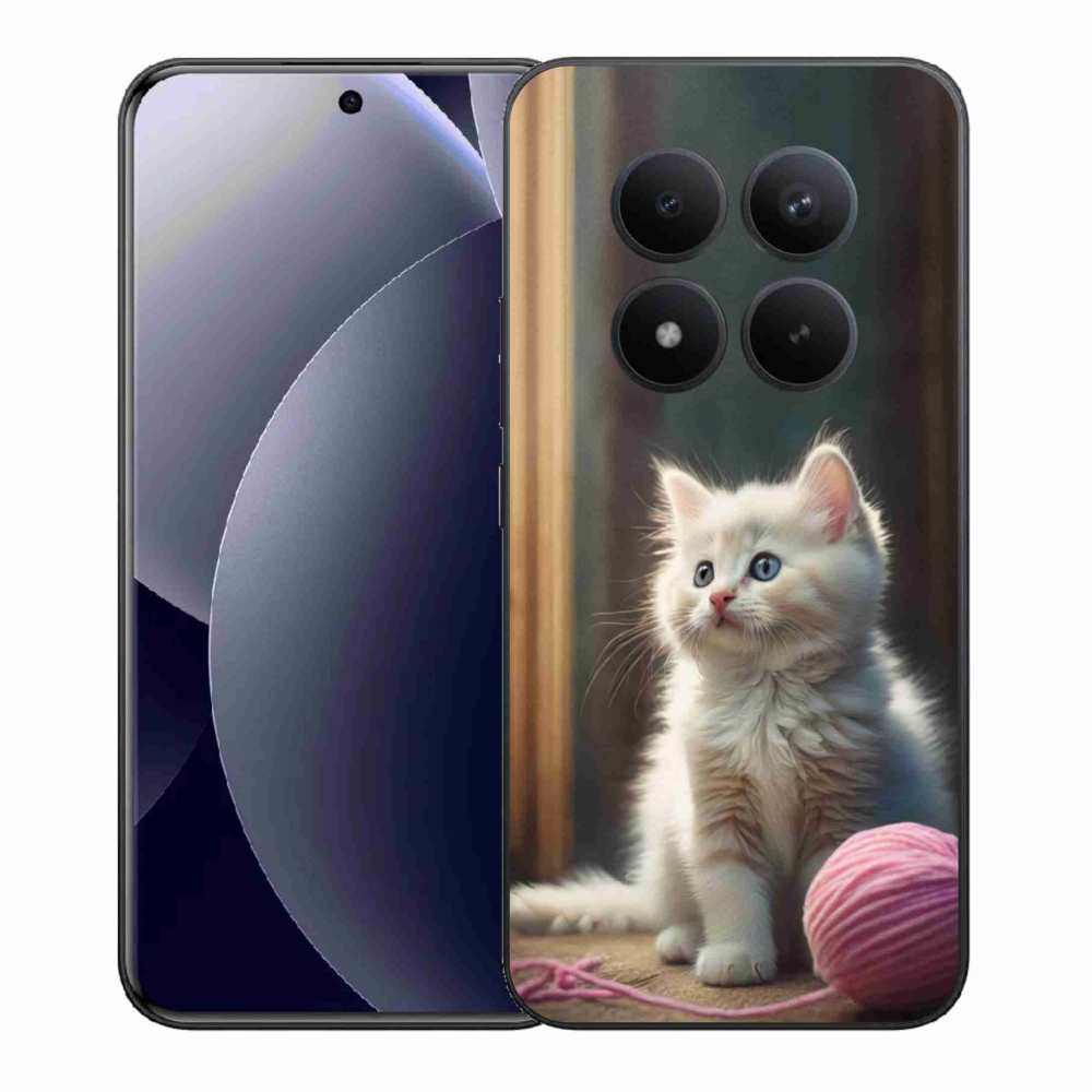 Gelový kryt mmCase na Xiaomi Redmi Note 15 Pro+ 5G/Xiaomi Poco M8 Pro 5G - bílé kotě 2