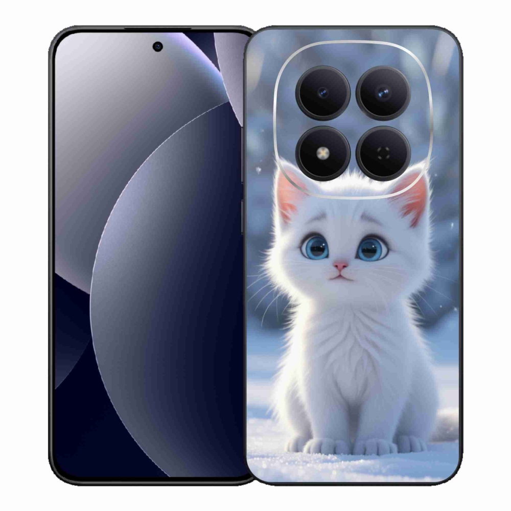 Gelový kryt mmCase na Xiaomi Redmi Note 15 Pro 5G - bílé kotě 3