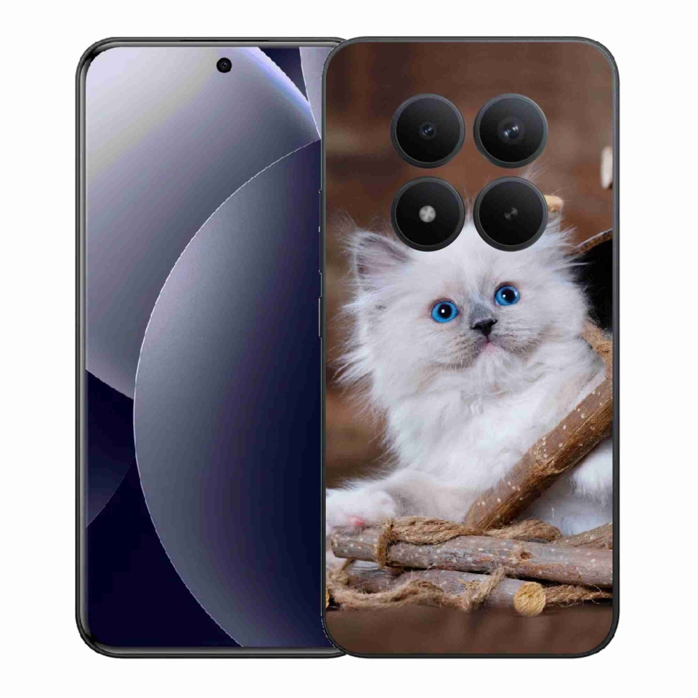 Gelový kryt mmCase na Xiaomi Redmi Note 15 Pro+ 5G/Xiaomi Poco M8 Pro 5G - bílé kotě