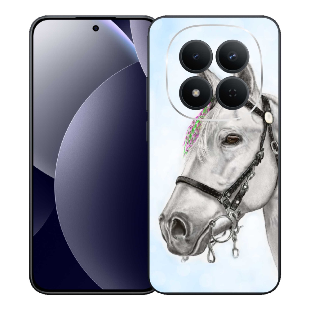 Gelový kryt mmCase na Xiaomi Redmi Note 15 Pro 5G - bílý kůň 1