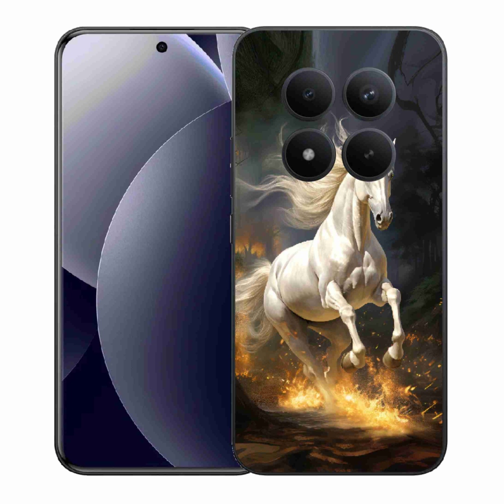 Gelový kryt mmCase na Xiaomi Redmi Note 15 Pro+ 5G/Xiaomi Poco M8 Pro 5G - bílý kůň 2
