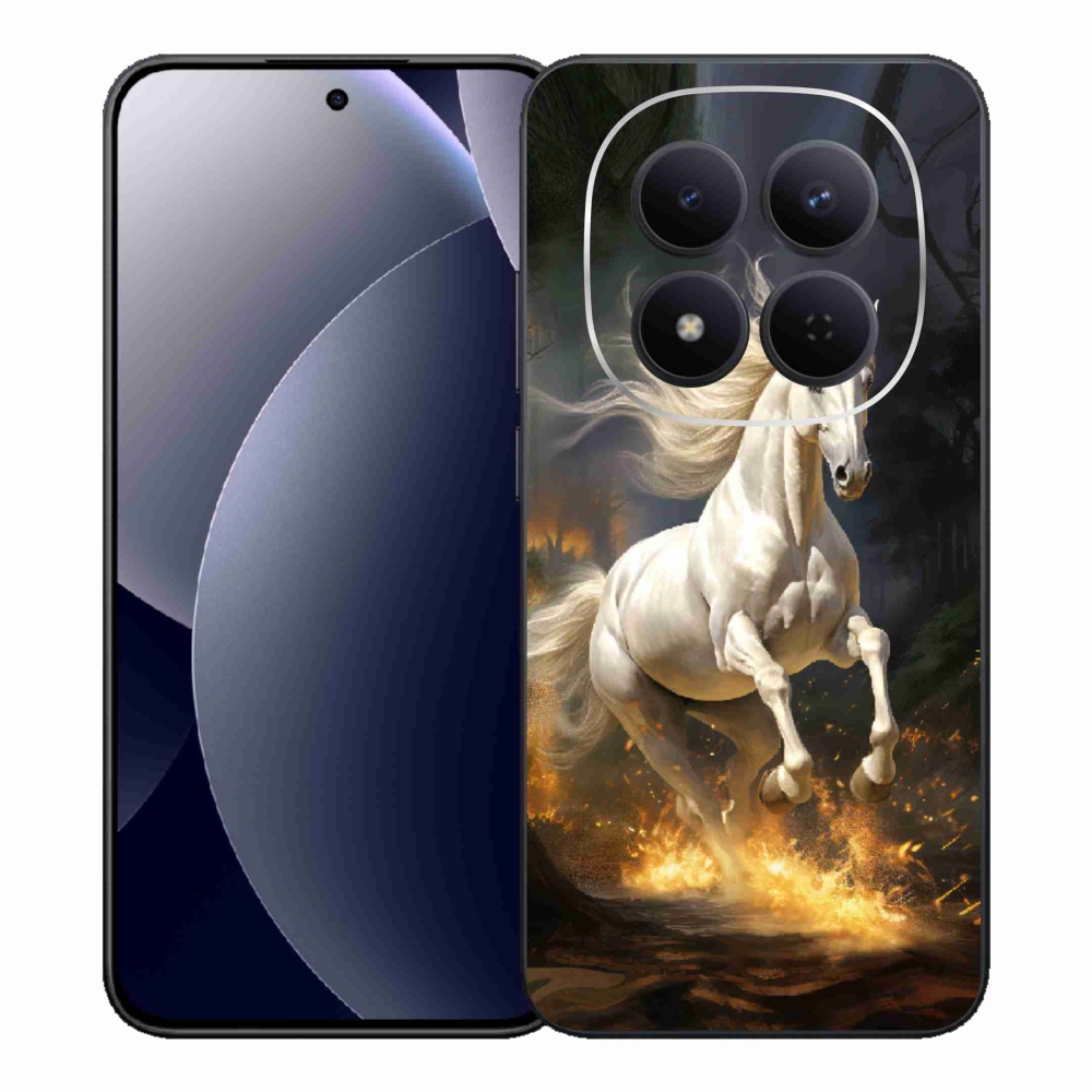Gelový kryt mmCase na Xiaomi Redmi Note 15 Pro 5G - bílý kůň 2