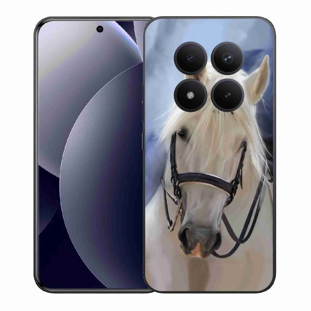 Gelový kryt mmCase na Xiaomi Redmi Note 15 Pro+ 5G/Xiaomi Poco M8 Pro 5G - bílý kůň