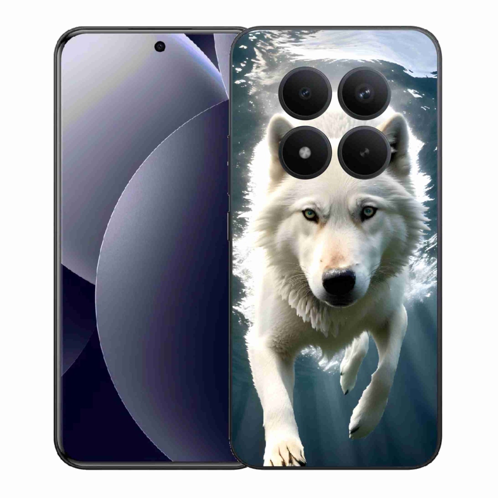 Gelový kryt mmCase na Xiaomi Redmi Note 15 Pro+ 5G/Xiaomi Poco M8 Pro 5G - bílý vlk