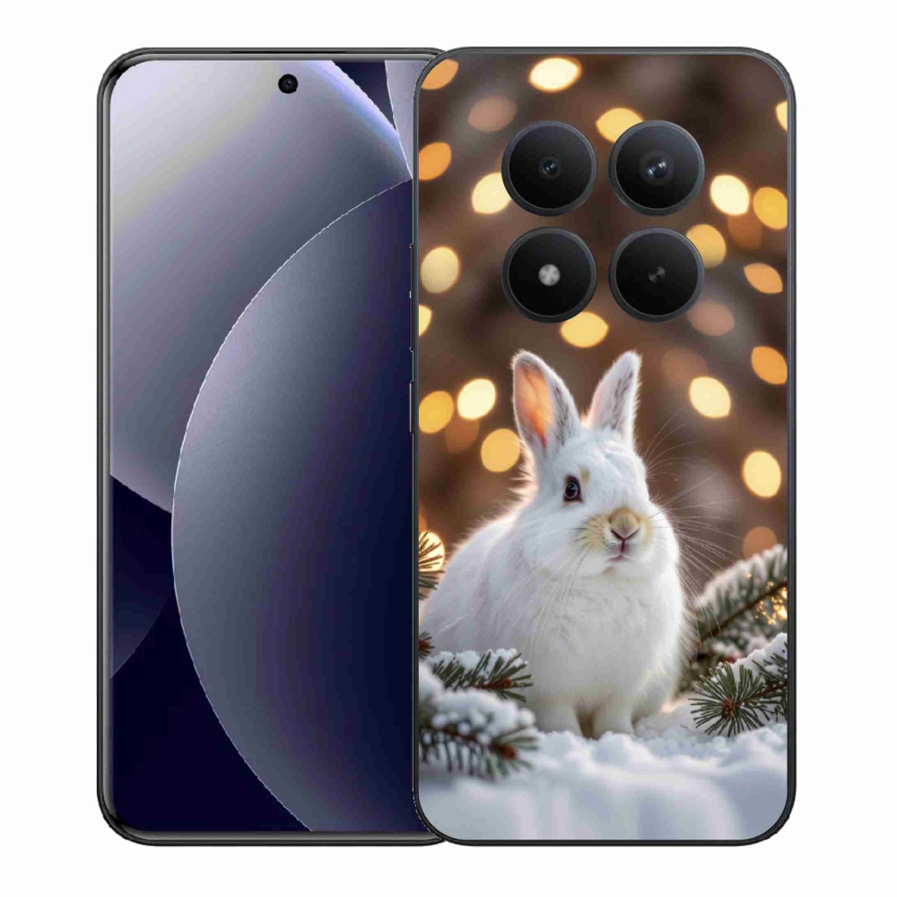 Gelový kryt mmCase na Xiaomi Redmi Note 15 Pro+ 5G - bílý zajíc