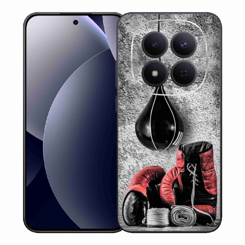 Gelový kryt mmCase na Xiaomi Redmi Note 15 Pro 5G - boxovací pytel a rukavice