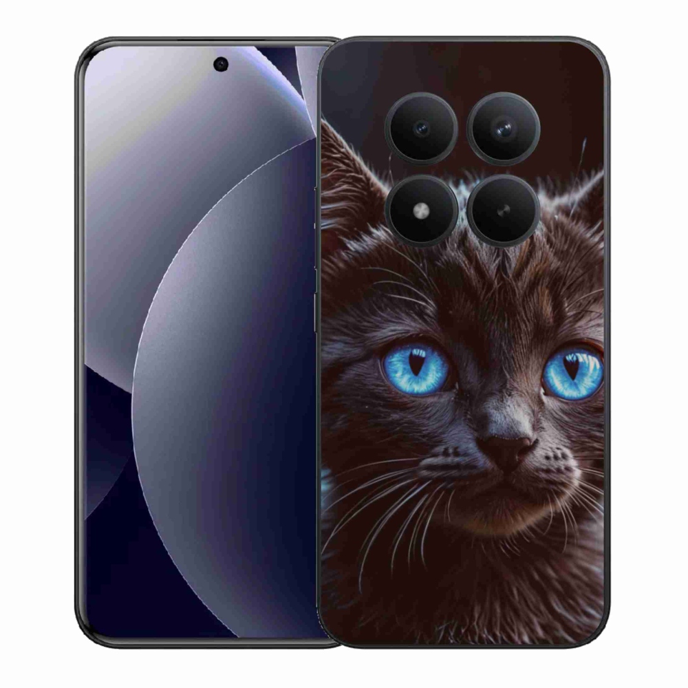 Gelový kryt mmCase na Xiaomi Redmi Note 15 Pro+ 5G/Xiaomi Poco M8 Pro 5G - černé kotě 2