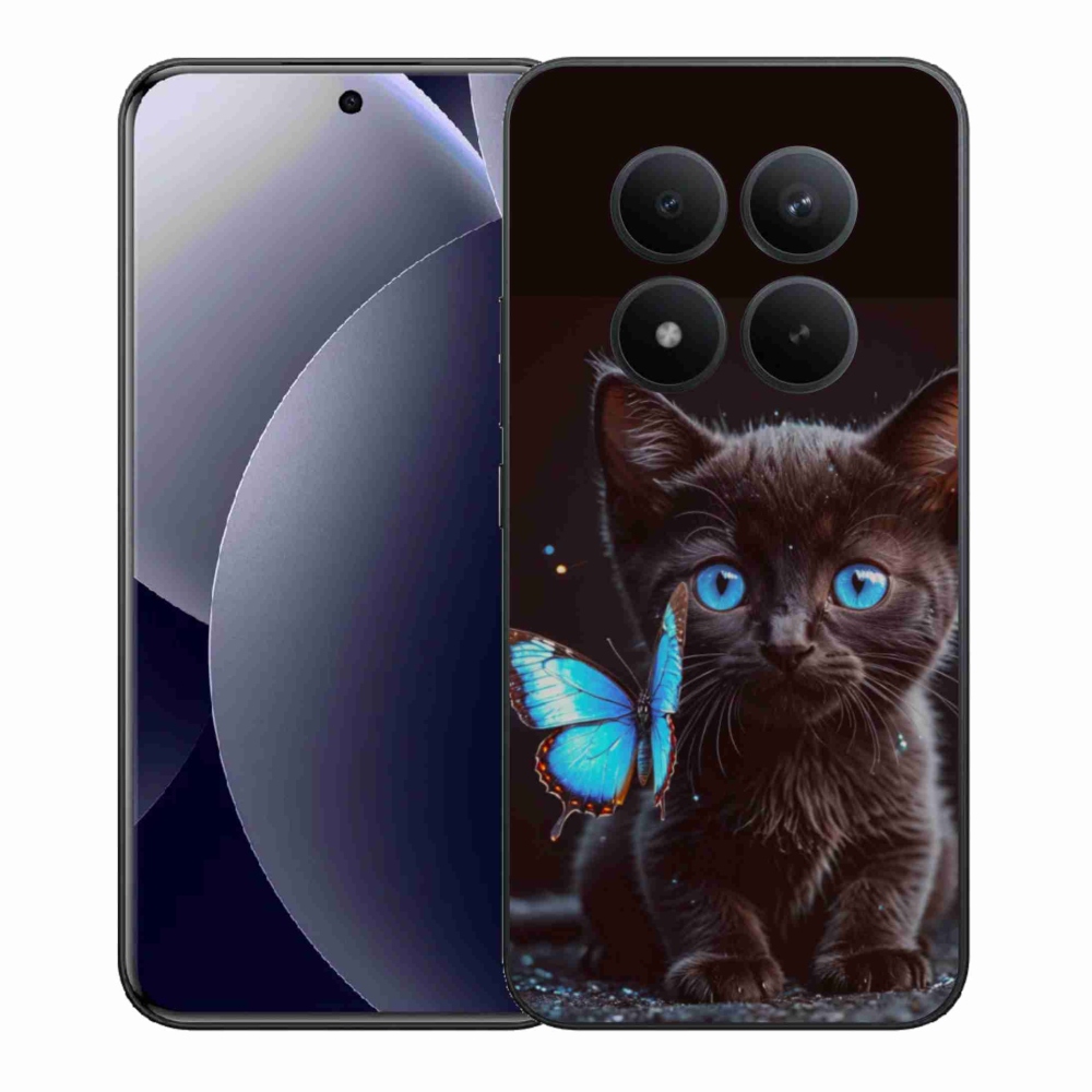 Gelový kryt mmCase na Xiaomi Redmi Note 15 Pro+ 5G/Xiaomi Poco M8 Pro 5G - černé kotě 3