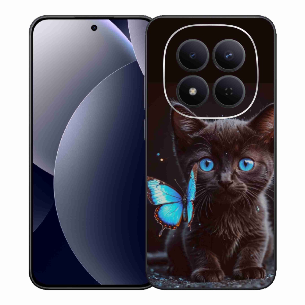 Gelový kryt mmCase na Xiaomi Redmi Note 15 Pro 5G - černé kotě 3