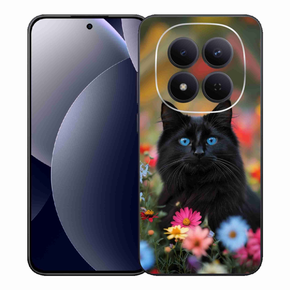 Gelový kryt mmCase na Xiaomi Redmi Note 15 Pro 5G - černé kotě 4