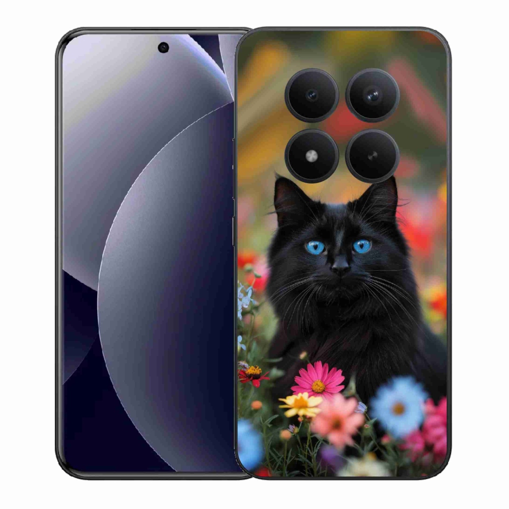 Gelový kryt mmCase na Xiaomi Redmi Note 15 Pro+ 5G - černé kotě 4