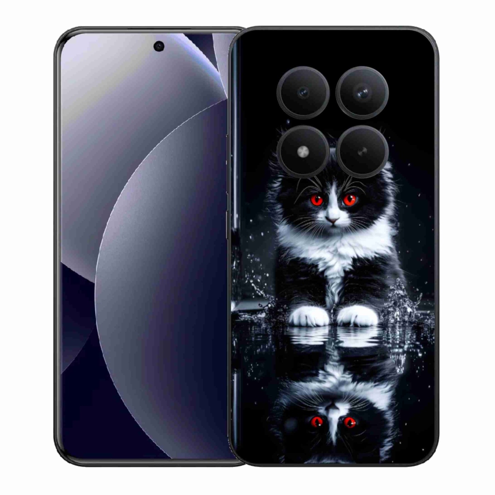 Gelový kryt mmCase na Xiaomi Redmi Note 15 Pro+ 5G/Xiaomi Poco M8 Pro 5G - černobílé kotě