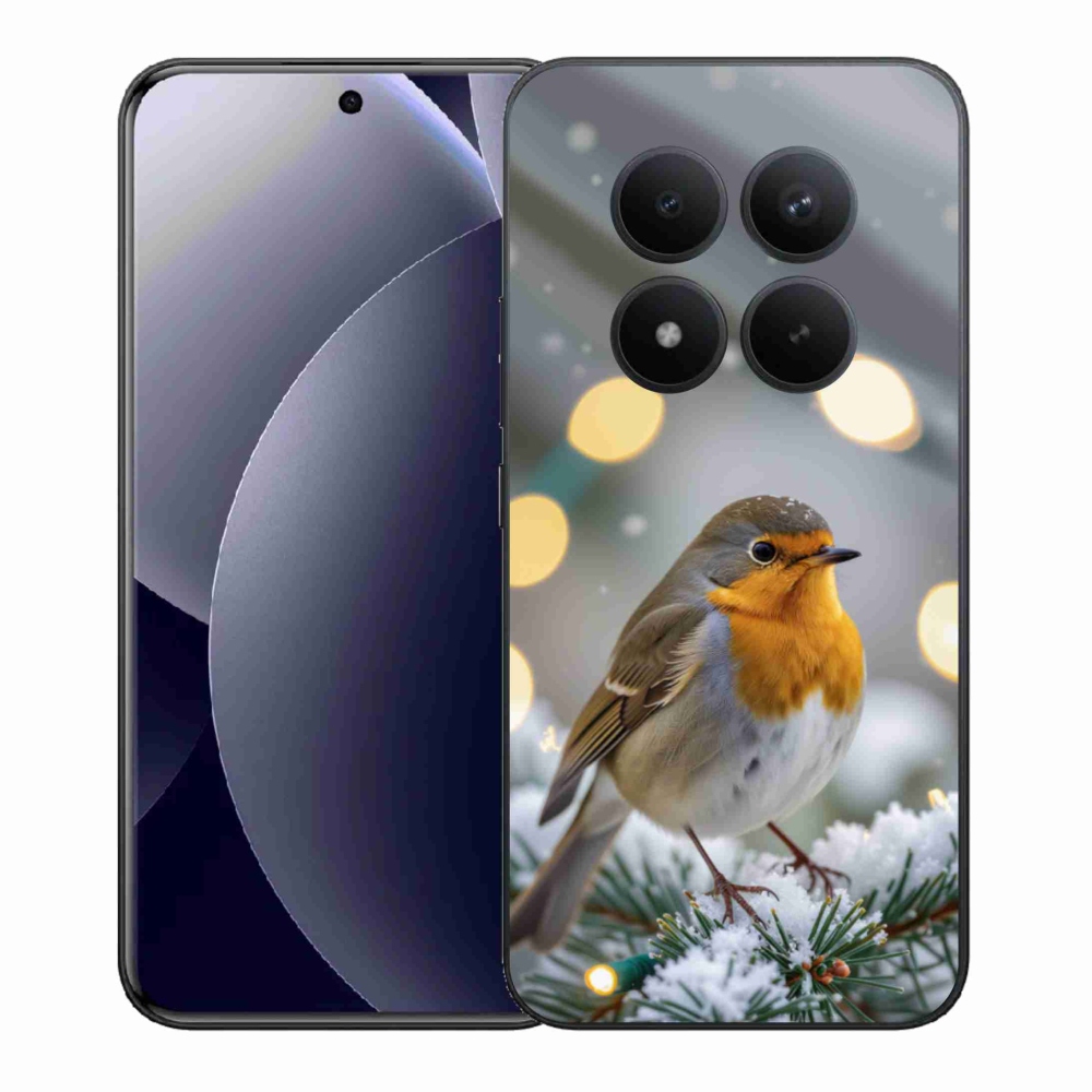 Gelový kryt mmCase na Xiaomi Redmi Note 15 Pro+ 5G - červenka v zimě