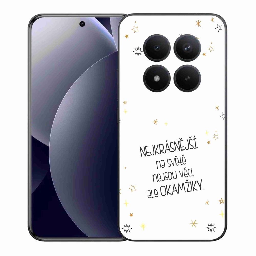 Gelový kryt mmCase na Xiaomi Redmi Note 15 Pro+ 5G/Xiaomi Poco M8 Pro 5G - citát 4 bílé pozadí