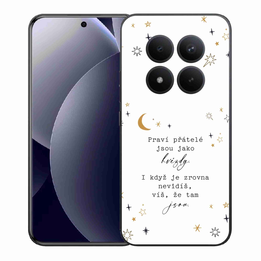 Gelový kryt mmCase na Xiaomi Redmi Note 15 Pro+ 5G/Xiaomi Poco M8 Pro 5G - citát 6 bílé pozadí