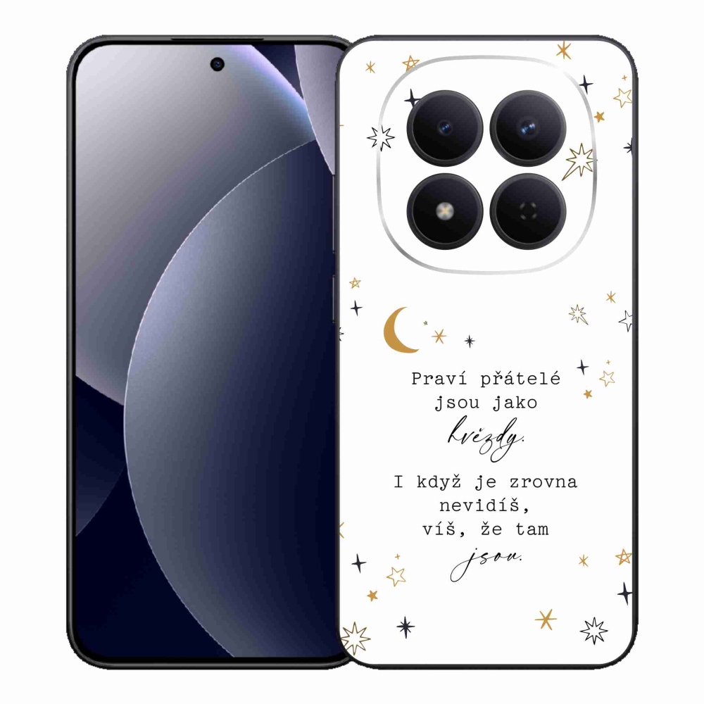 Gelový kryt mmCase na Xiaomi Redmi Note 15 Pro 5G - citát 6 bílé pozadí