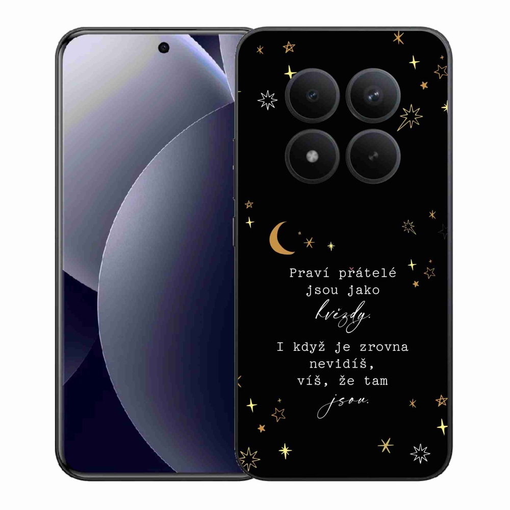 Gelový kryt mmCase na Xiaomi Redmi Note 15 Pro+ 5G/Xiaomi Poco M8 Pro 5G - citát 6 černé pozadí