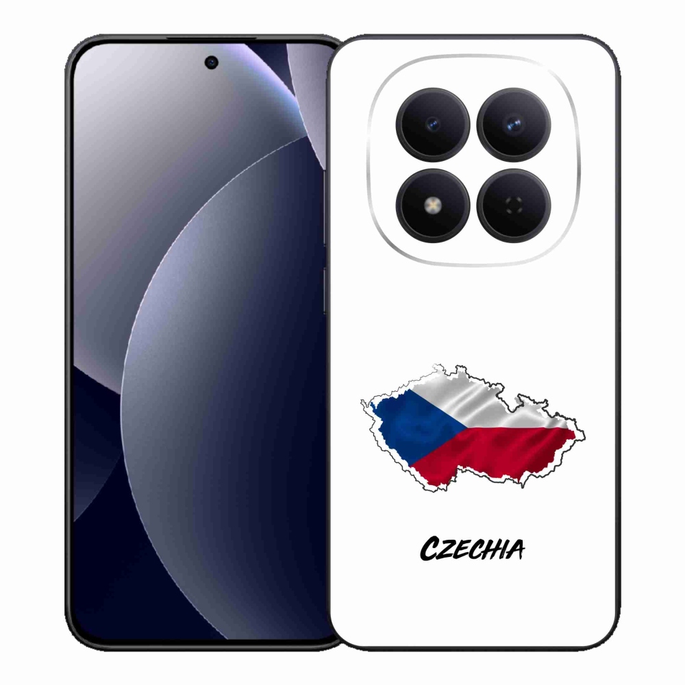 Gelový kryt mmCase na Xiaomi Redmi Note 15 Pro 5G - Czechia bílé pozadí