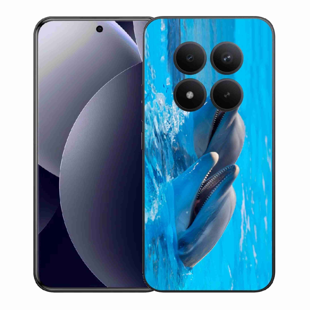 Gelový kryt mmCase na Xiaomi Redmi Note 15 Pro+ 5G/Xiaomi Poco M8 Pro 5G - delfíni