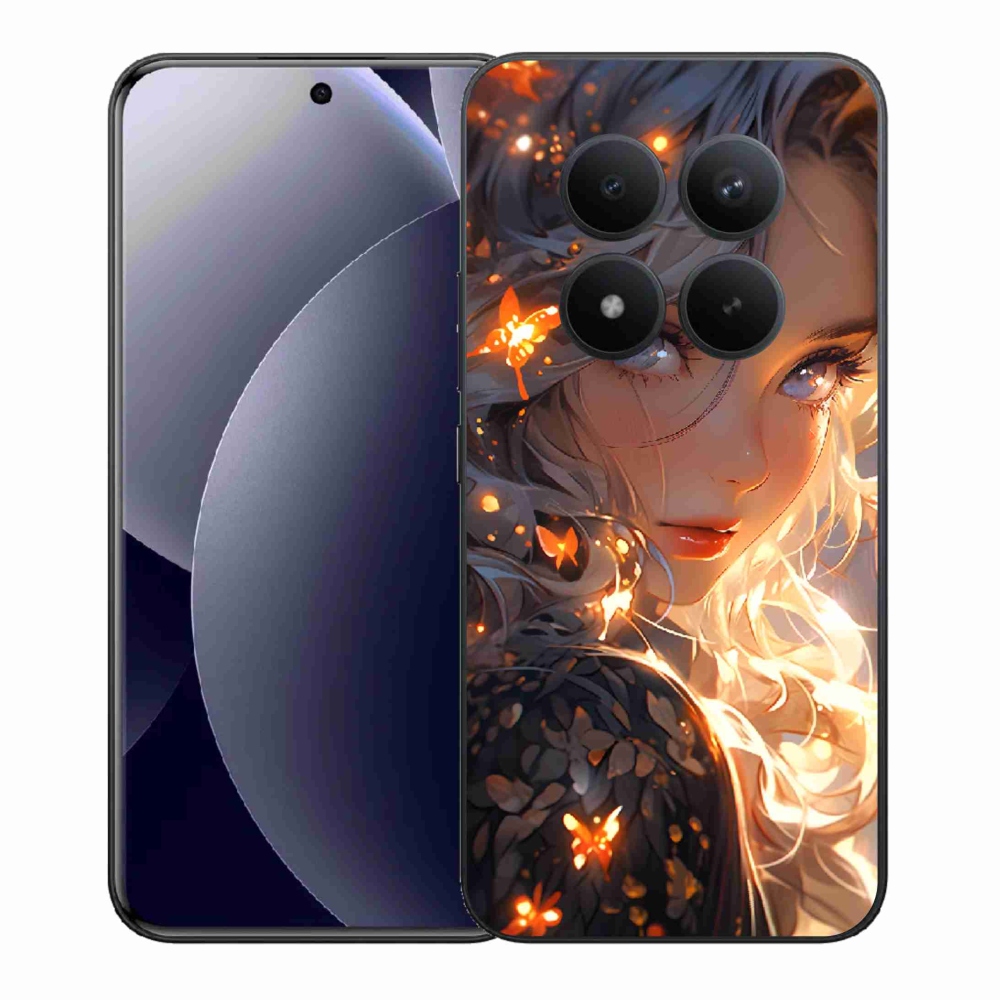 Gelový kryt mmCase na Xiaomi Redmi Note 15 Pro+ 5G/Xiaomi Poco M8 Pro 5G - dívka a motýli