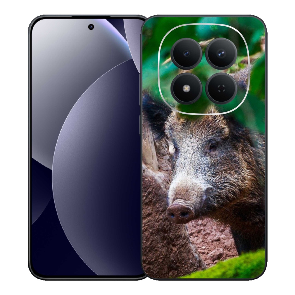 Gelový kryt mmCase na Xiaomi Redmi Note 15 Pro 5G - divoké prase