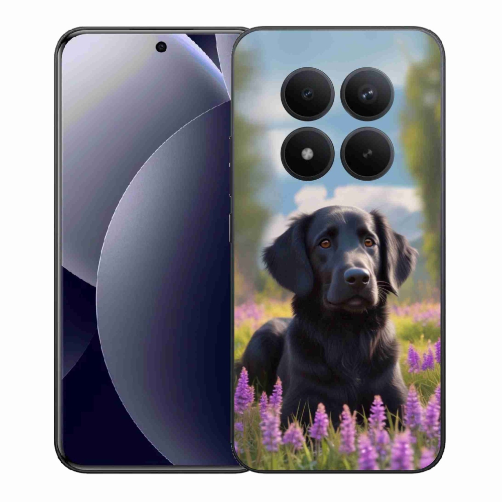 Gelový kryt mmCase na Xiaomi Redmi Note 15 Pro+ 5G - elegantní černý retrívr