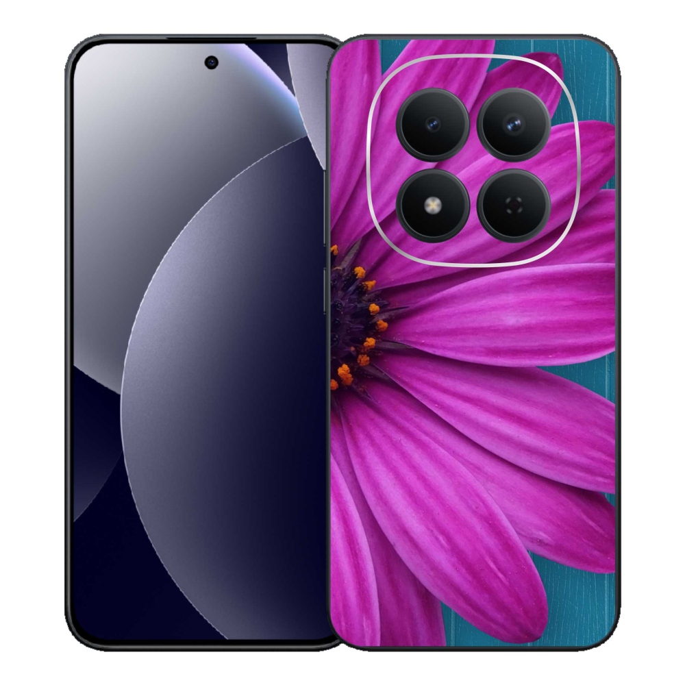 Gelový kryt mmCase na Xiaomi Redmi Note 15 Pro 5G - fialová kopretina