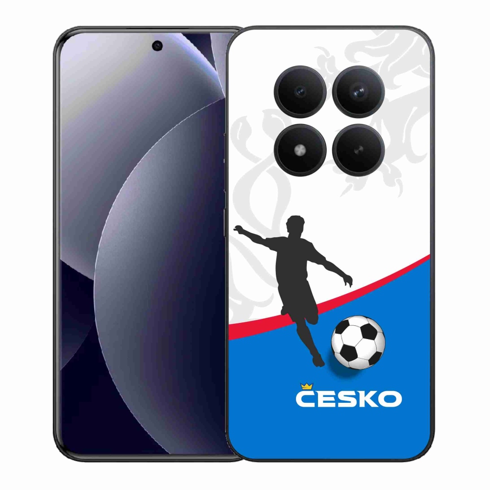 Gelový kryt mmCase na Xiaomi Redmi Note 15 Pro+ 5G/Xiaomi Poco M8 Pro 5G - fotbal Česko 1