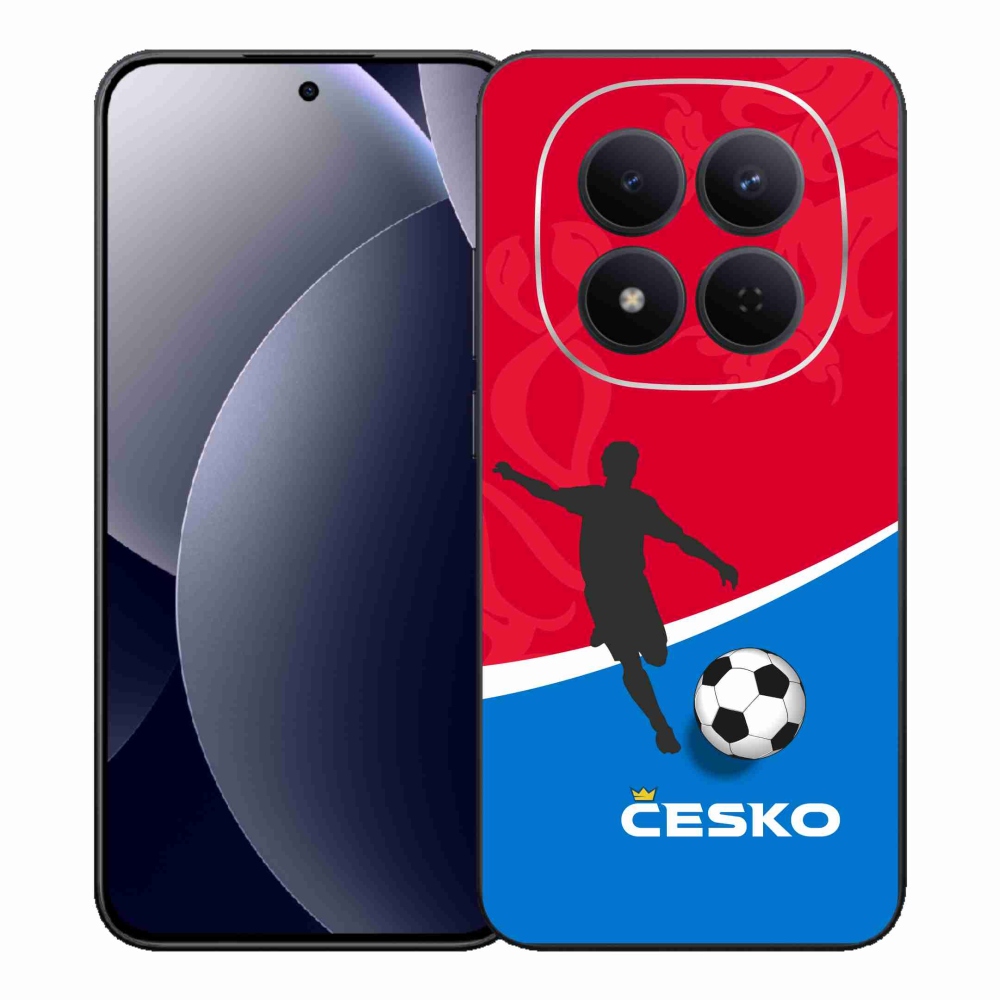 Gelový kryt mmCase na Xiaomi Redmi Note 15 Pro 5G - fotbal Česko