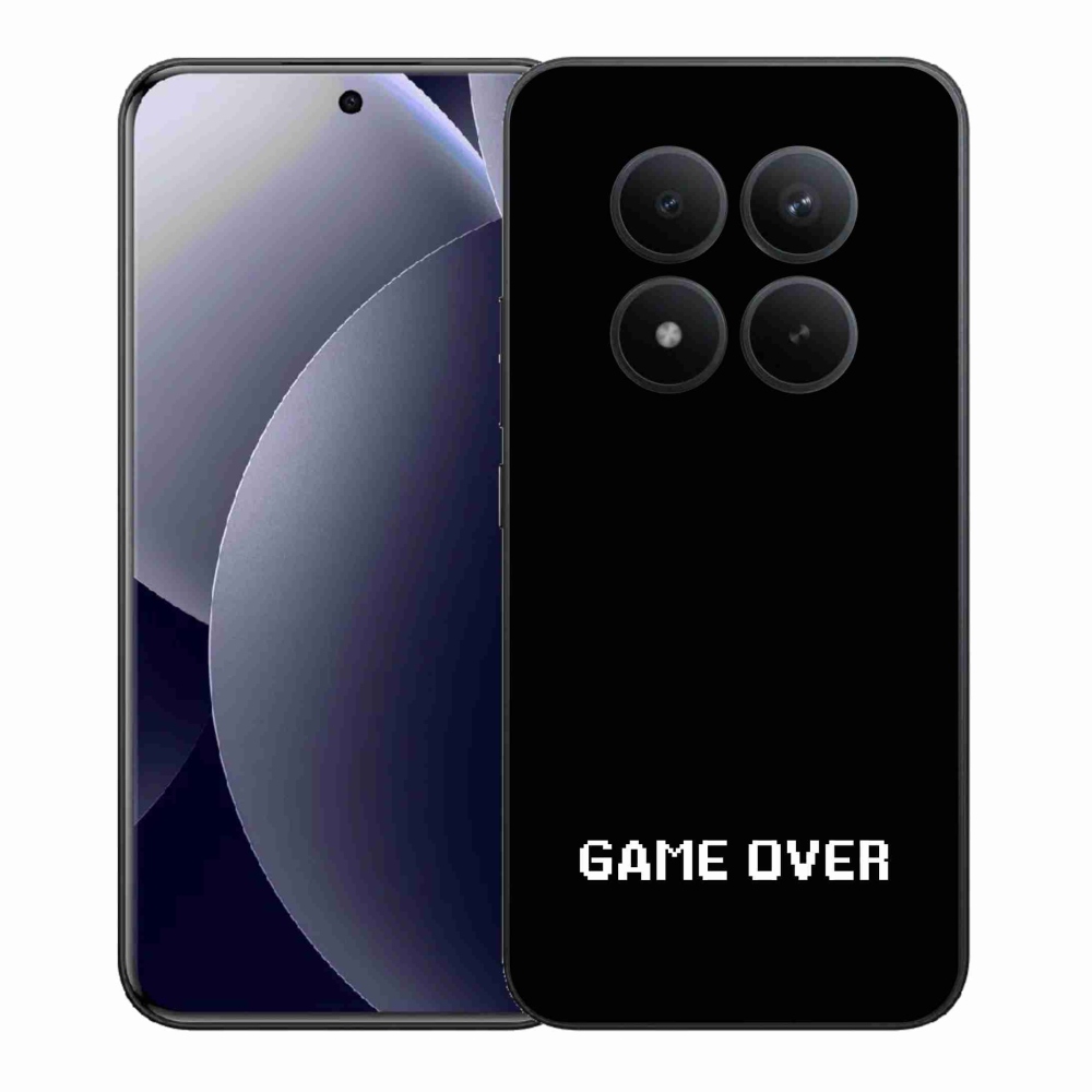 Gelový kryt mmCase na Xiaomi Redmi Note 15 Pro+ 5G/Xiaomi Poco M8 Pro 5G - game over černé pozadí