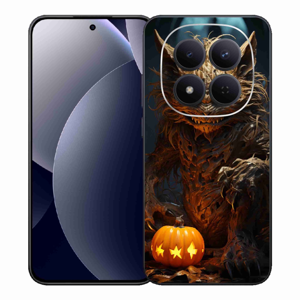 Gelový kryt mmCase na Xiaomi Redmi Note 15 Pro 5G - halloweenská příšera