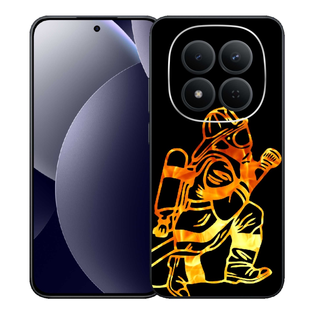 Gelový kryt mmCase na Xiaomi Redmi Note 15 Pro 5G - hasič 1