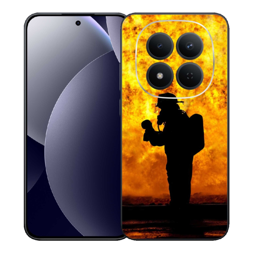 Gelový kryt mmCase na Xiaomi Redmi Note 15 Pro 5G - hasič