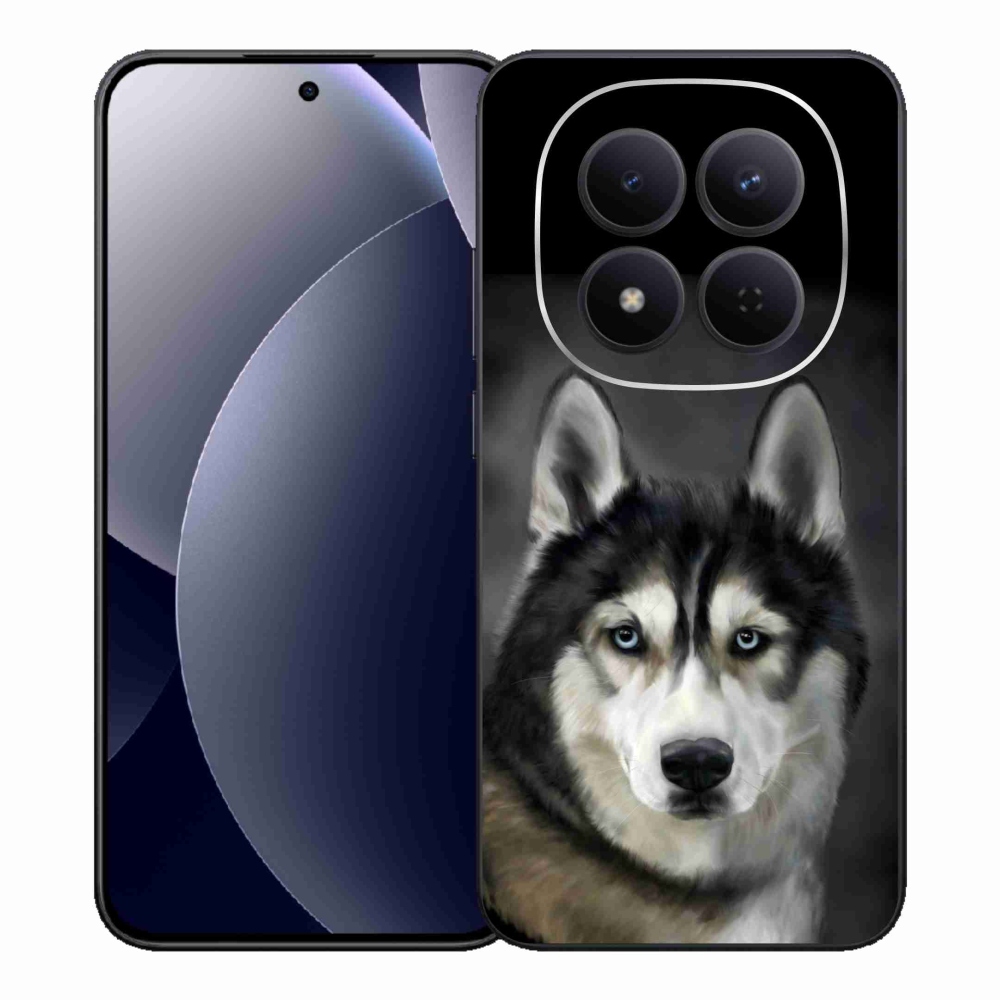 Gelový kryt mmCase na Xiaomi Redmi Note 15 Pro 5G - husky