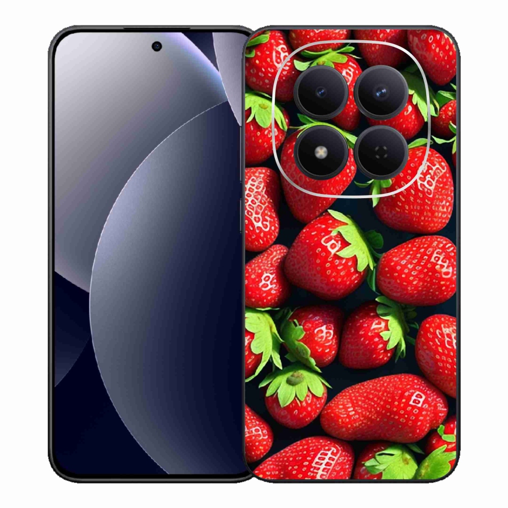 Gelový kryt mmCase na Xiaomi Redmi Note 15 Pro 5G - jahody