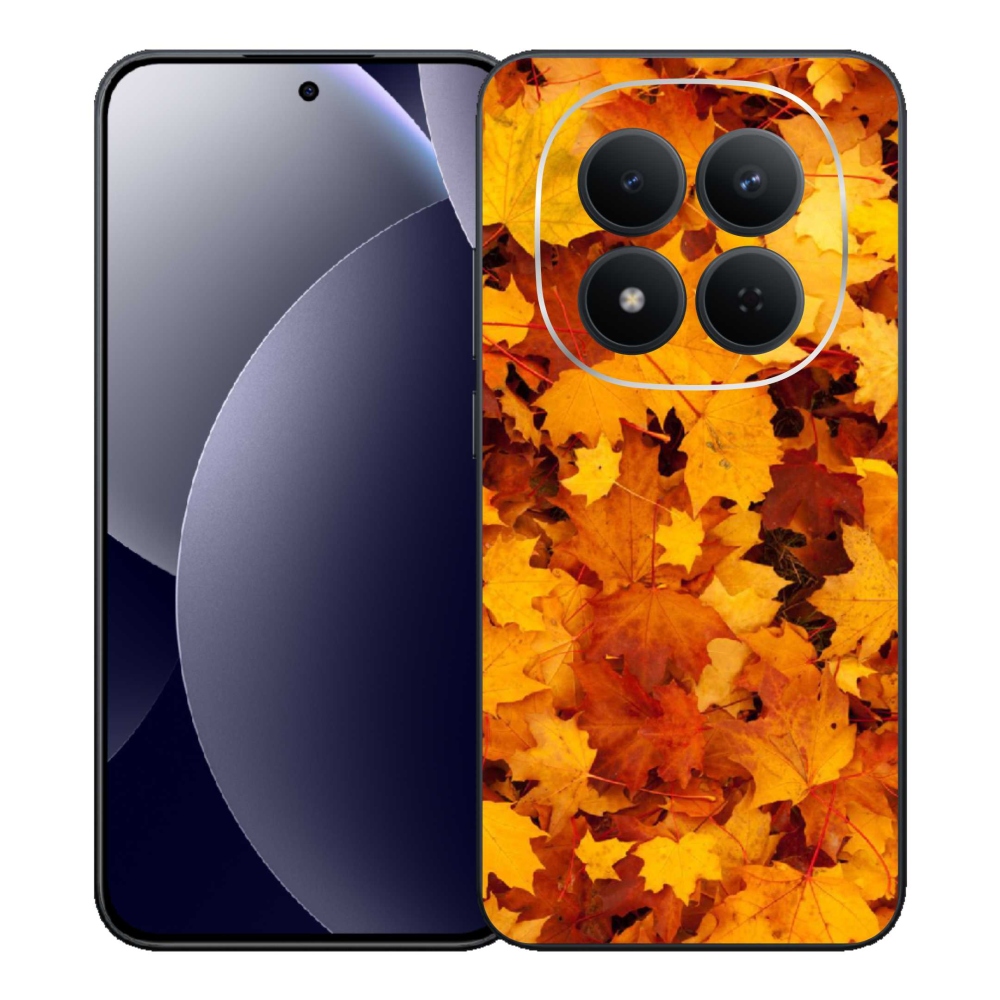 Gelový kryt mmCase na Xiaomi Redmi Note 15 Pro 5G - javorové listy