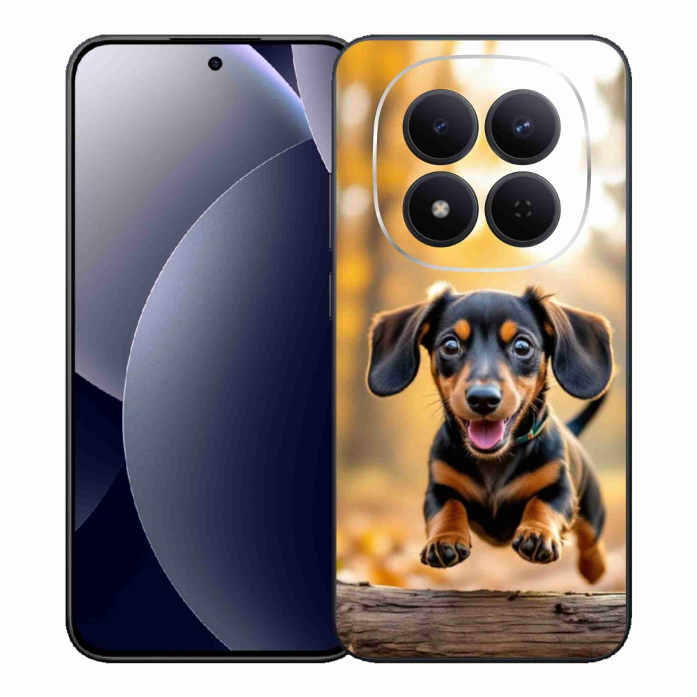 Gelový kryt mmCase na Xiaomi Redmi Note 15 Pro 5G - jezevčík 2