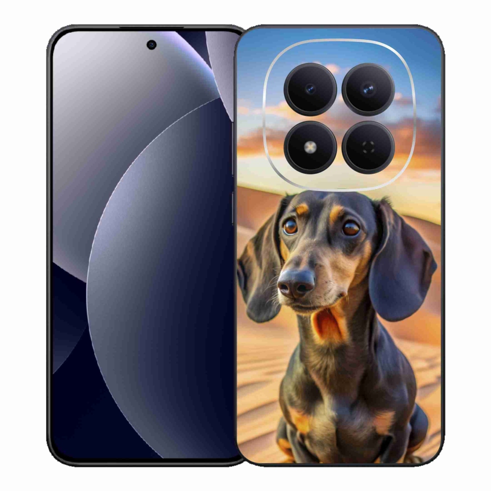 Gelový kryt mmCase na Xiaomi Redmi Note 15 Pro 5G - jezevčík 3 