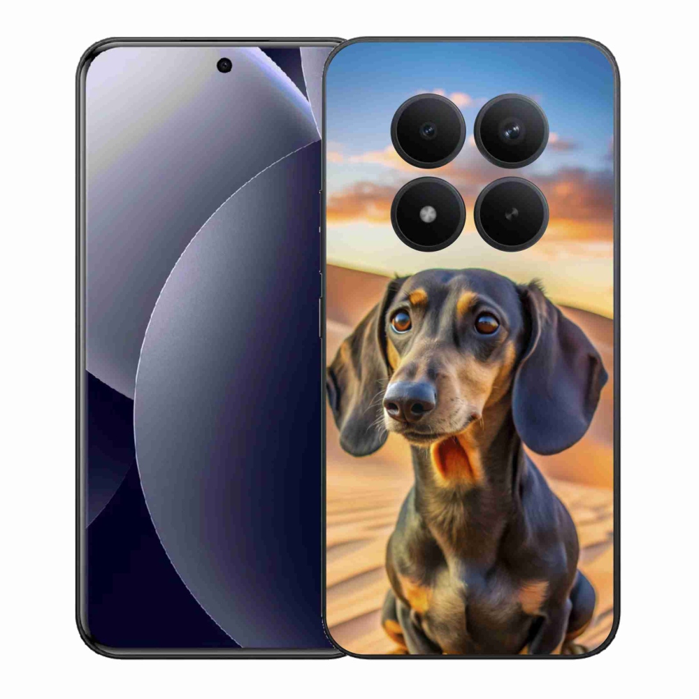 Gelový kryt mmCase na Xiaomi Redmi Note 15 Pro+ 5G/Xiaomi Poco M8 Pro 5G - jezevčík 3 