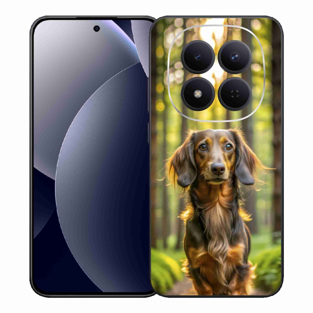 Gelový kryt mmCase na Xiaomi Redmi Note 15 Pro 5G - jezevčík 4