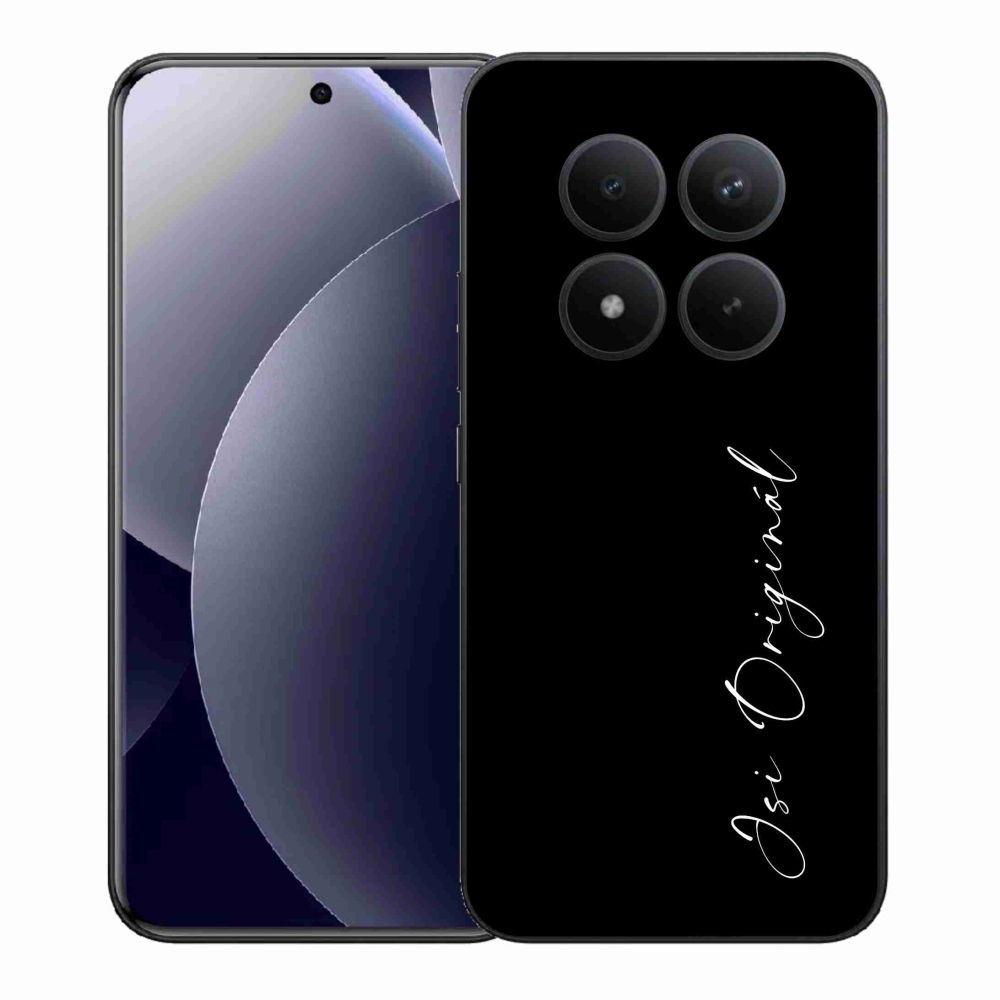 Gelový kryt mmCase na Xiaomi Redmi Note 15 Pro+ 5G/Xiaomi Poco M8 Pro 5G - jsi originál černé pozadí