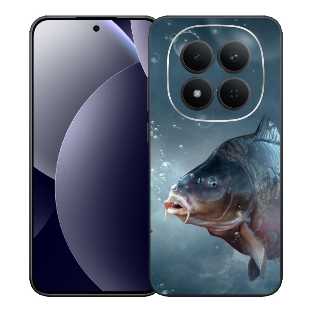 Gelový kryt mmCase na Xiaomi Redmi Note 15 Pro 5G - kapr a bublinky