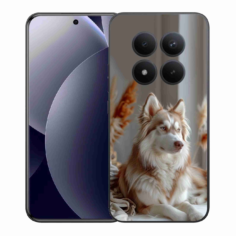 Gelový kryt mmCase na Xiaomi Redmi Note 15 Pro+ 5G - klidný sibiřský husky